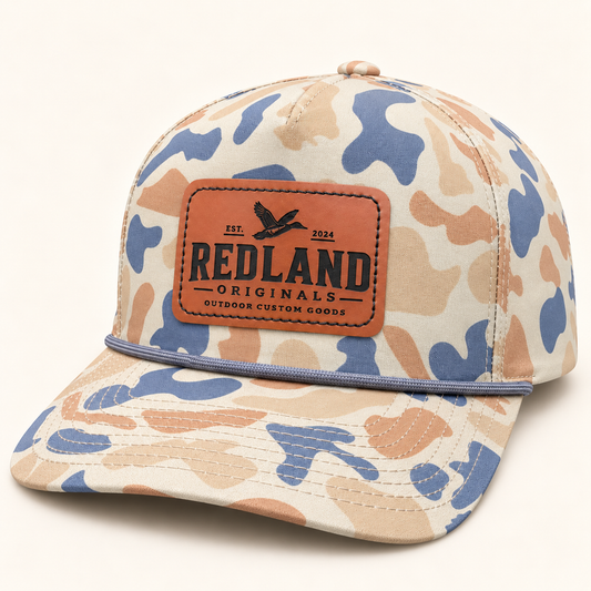 Vintage Camo Rope Patch Hat