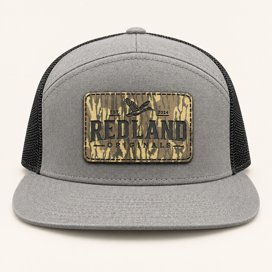 Grey & Black Trucker Patch Hat