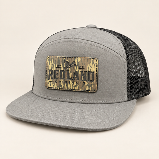 Grey & Black Trucker Patch Hat