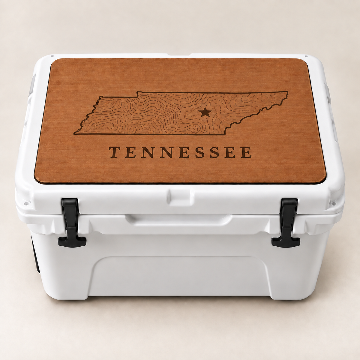 State pride cooler top - Tennessee