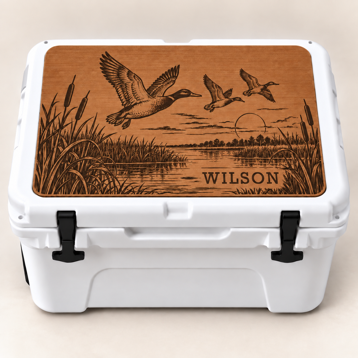Waterfowl cooler top - WILSON personalization