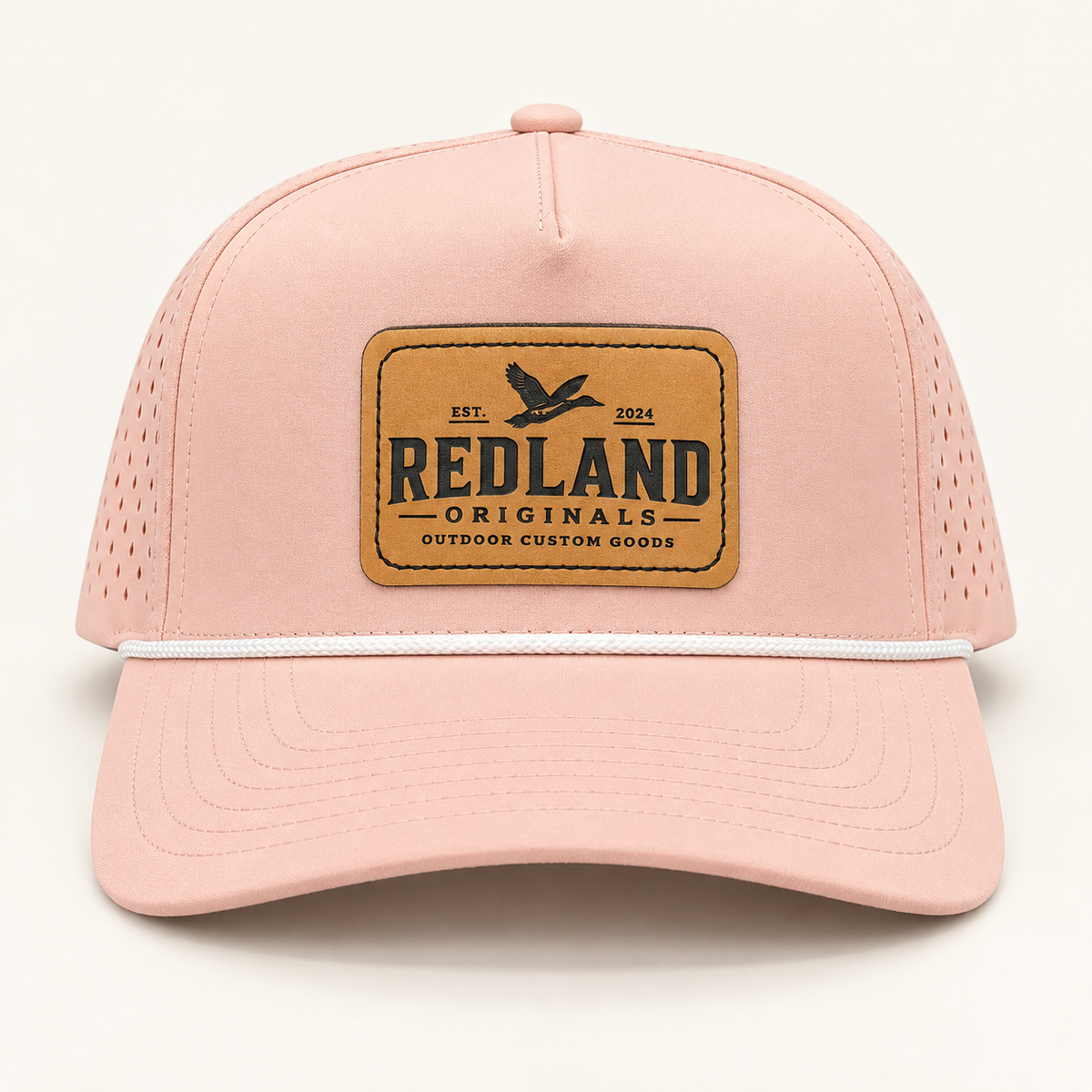 Blush Rope Patch Hat