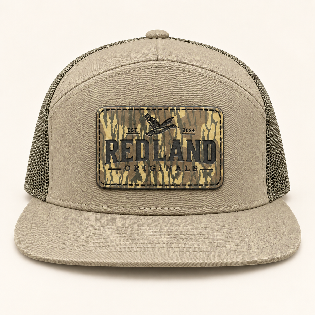 Khaki & Olive Trucker Patch Hat