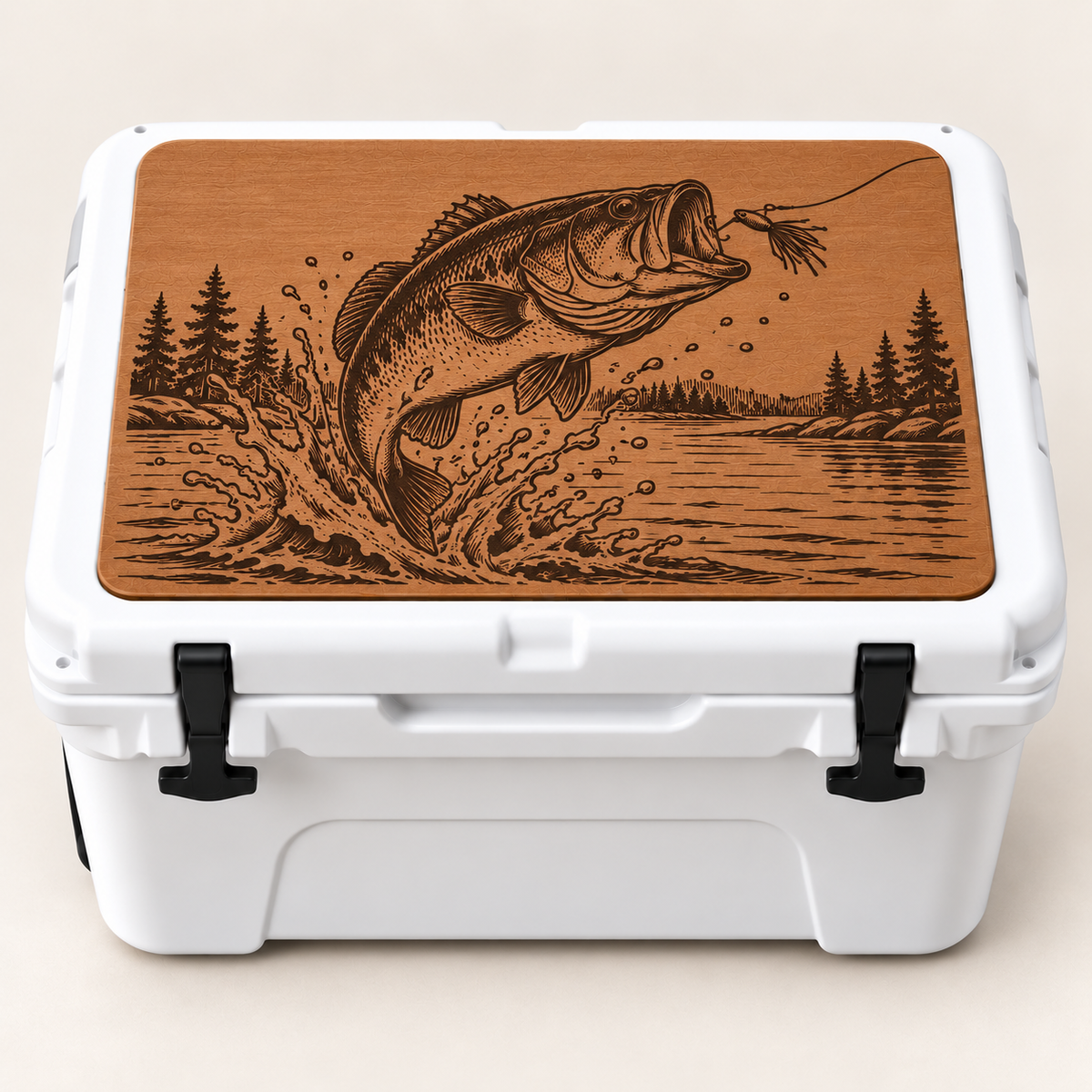 Fishing cooler top - buy as shown