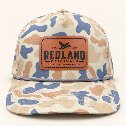 Vintage Camo Rope Patch Hat