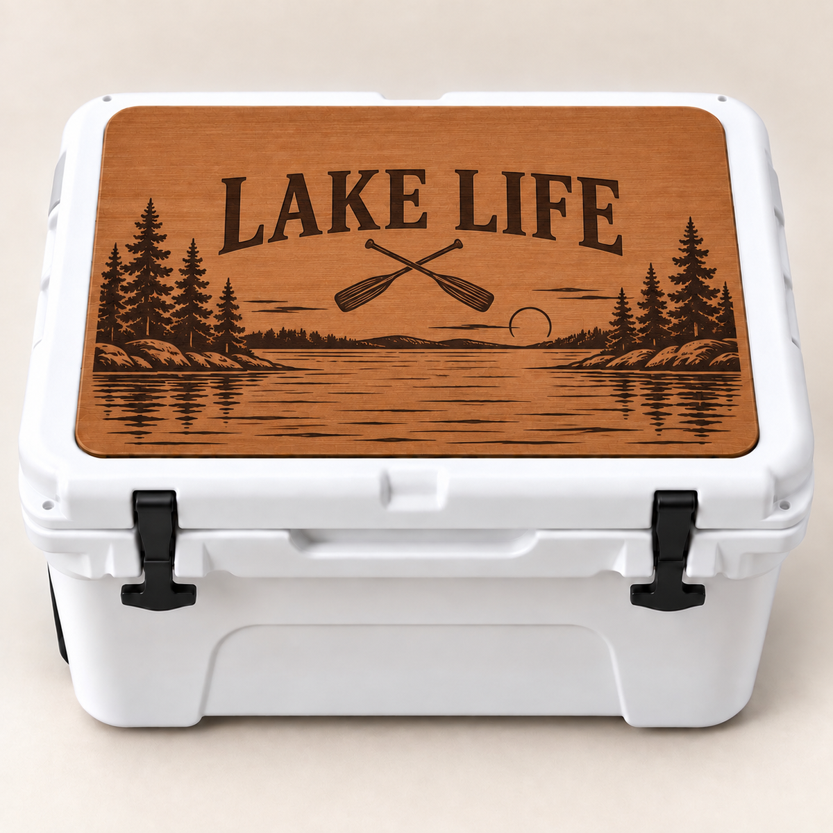 Lake Life cooler top - buy as shown