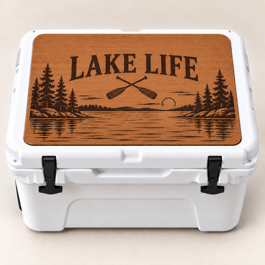 Lake Life cooler top - buy as shown